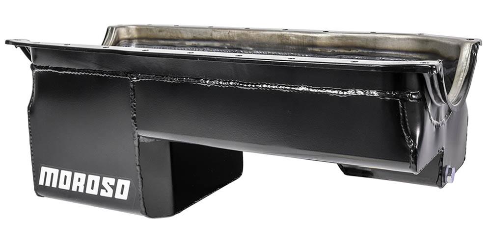 Moroso Ford 351C/351M/400 (w/Rear Sump) Wet Sump 8qt 9in Steel Oil Pan thumbnail 2