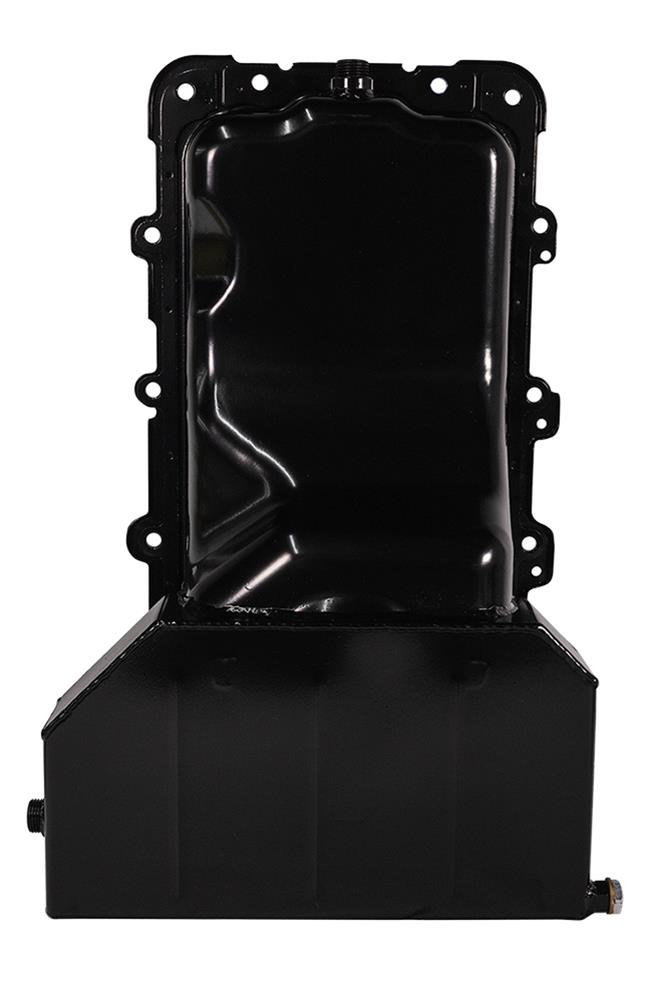 Moroso Ford 4.6/5.4L (w/Rear Sump) Kicked Out Wet Sump 7qt 6.5in Steel Oil Pan thumbnail 4
