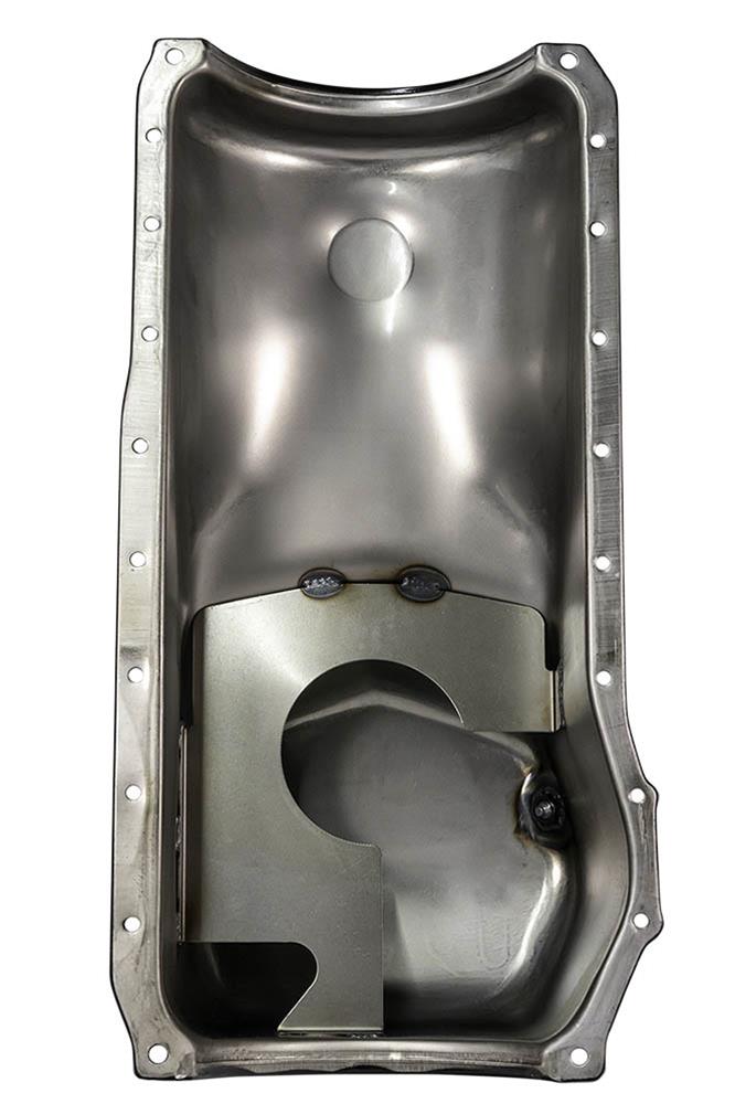 Moroso Ford 351C/351M Stock (w/Front Sump) Wet Sump 6qt 8.25in Steel Oil Pan thumbnail 4
