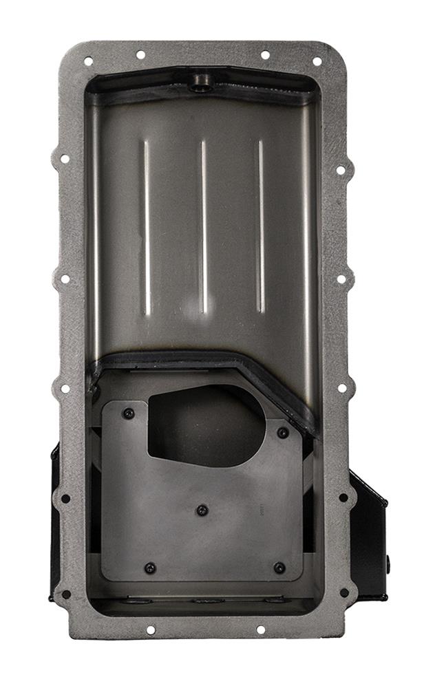 Moroso Ford 5.0 Coyote (w/Rear Sump) Road Race Baffled Wet Sump 9qt 6-5/8in Steel Oil Pan thumbnail 5