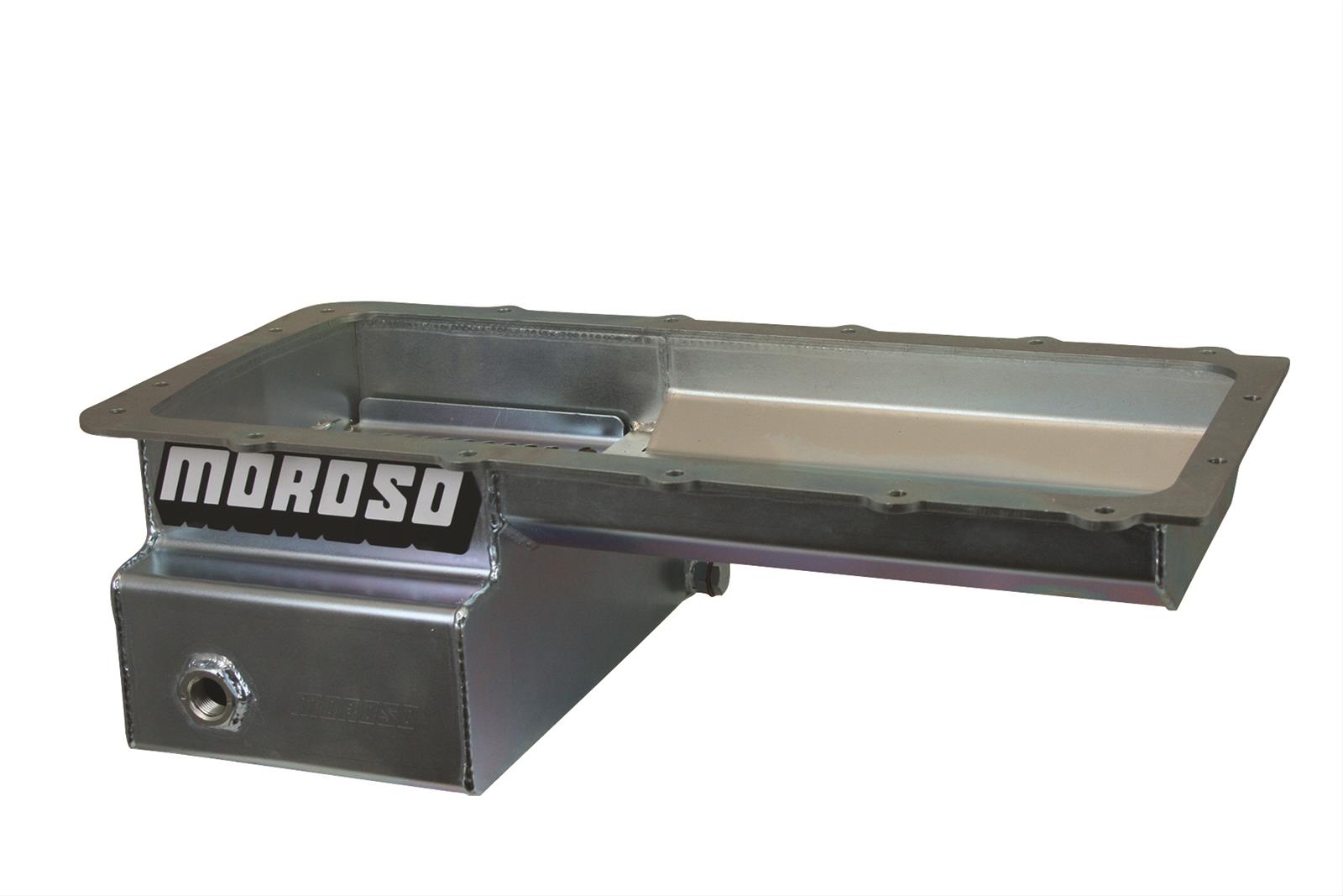Moroso Road Race Baffled Wet Sump 6.5qt Aluminum Oil Pan 1996-2007 Mitsubishi Evo 4/5/6/7/8/9 (w/Lower Intercooler Pipe)