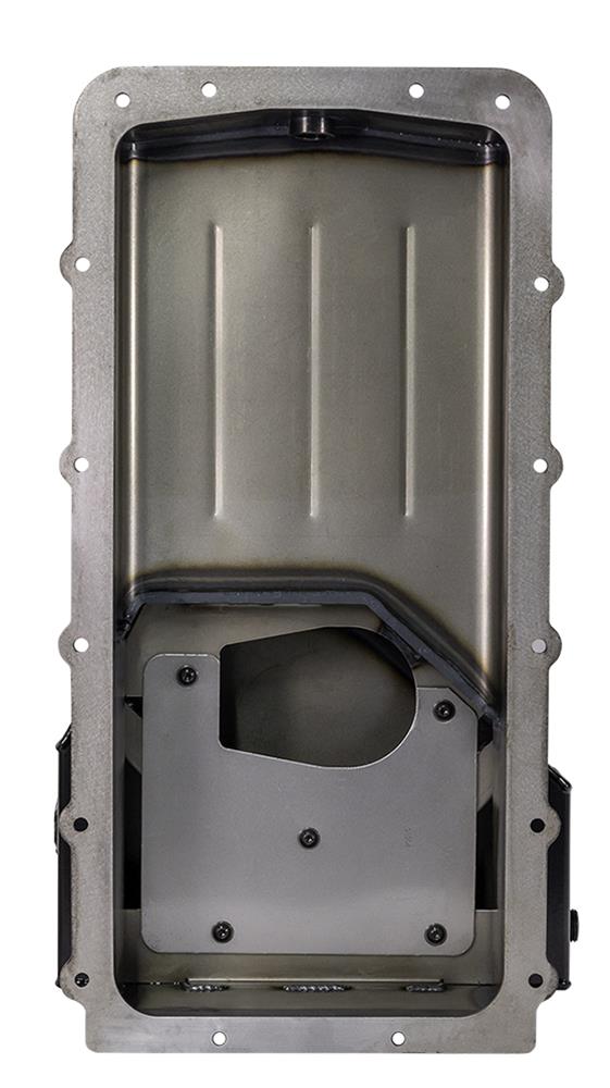 Moroso Ford 5.0 Coyote/Fox Swap (w/Rear Sump) Road Race Baffled Wet Sump 7.5qt 6-5/8in Steel Oil Pan thumbnail 4