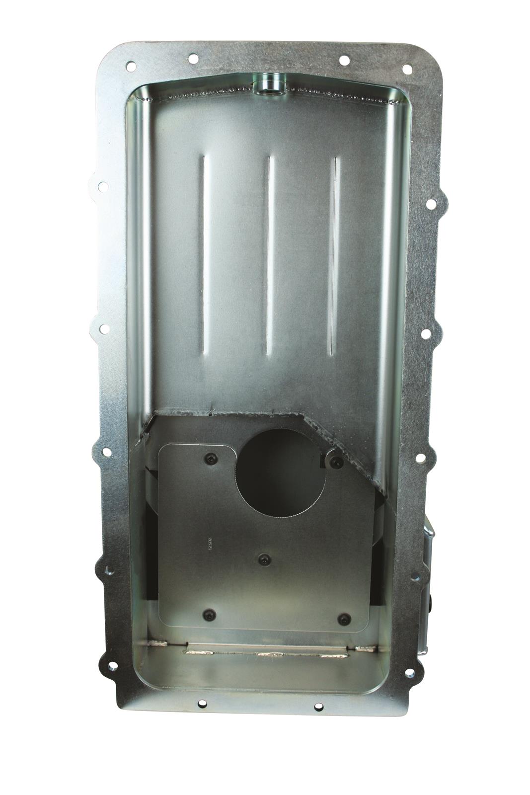 Moroso Ford 5.0 Coyote/Fox Swap (w/Rear Sump) Road Race Baffled Wet Sump 7.5qt 6-5/8in Alum. Oil Pan thumbnail 3