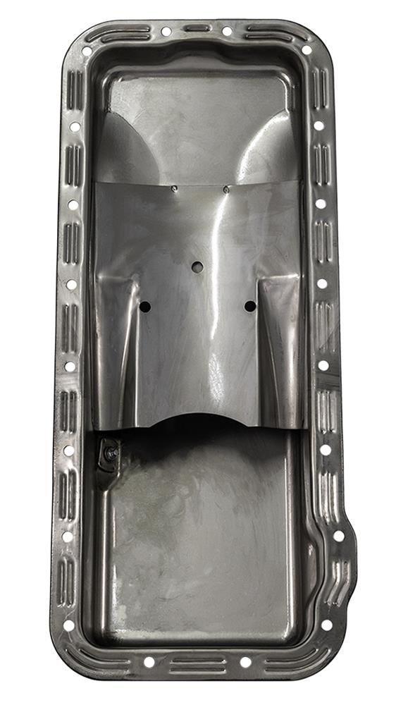 Moroso Ford 352-428 FE Stock (w/Front Sump) Wet Sump 5qt 5in Steel Oil Pan thumbnail 4