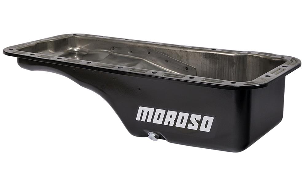 Moroso Ford 352-428 FE Stock (w/Front Sump) Wet Sump 5qt 5in Steel Oil Pan