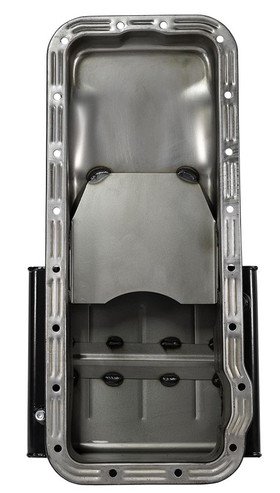 Moroso Ford 352-428 FE (w/Front Sump) Kicked Out Wet Sump 8qt 6in Steel Oil Pan thumbnail 5