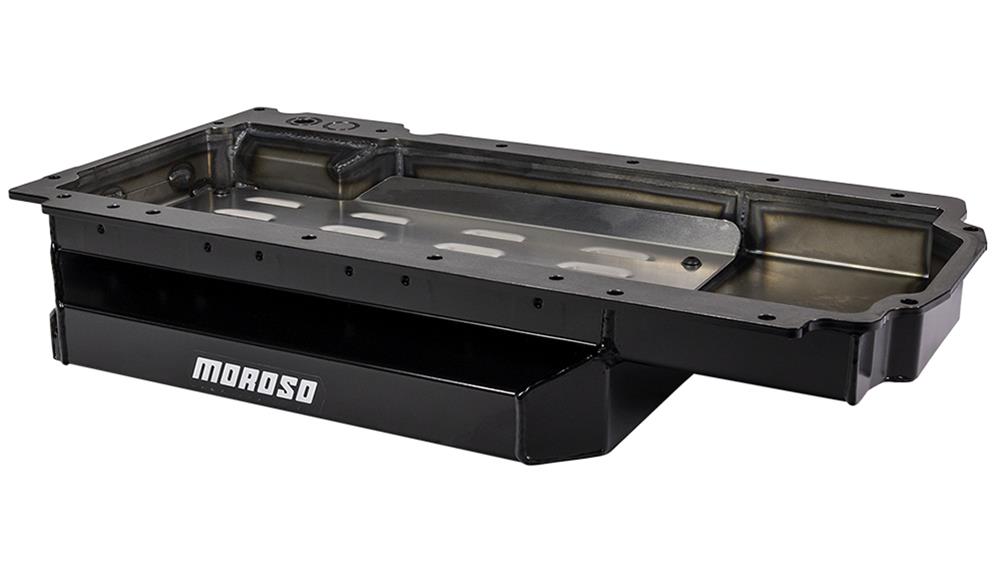 Moroso GM LT Gen V Dry Sump 4in Deep Steel Oil Pan