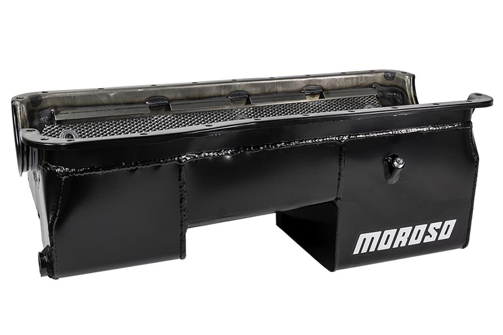 Moroso Ford 429-460 (w/Rear Sump) Wet Sump 7qt 9in Steel Oil Pan