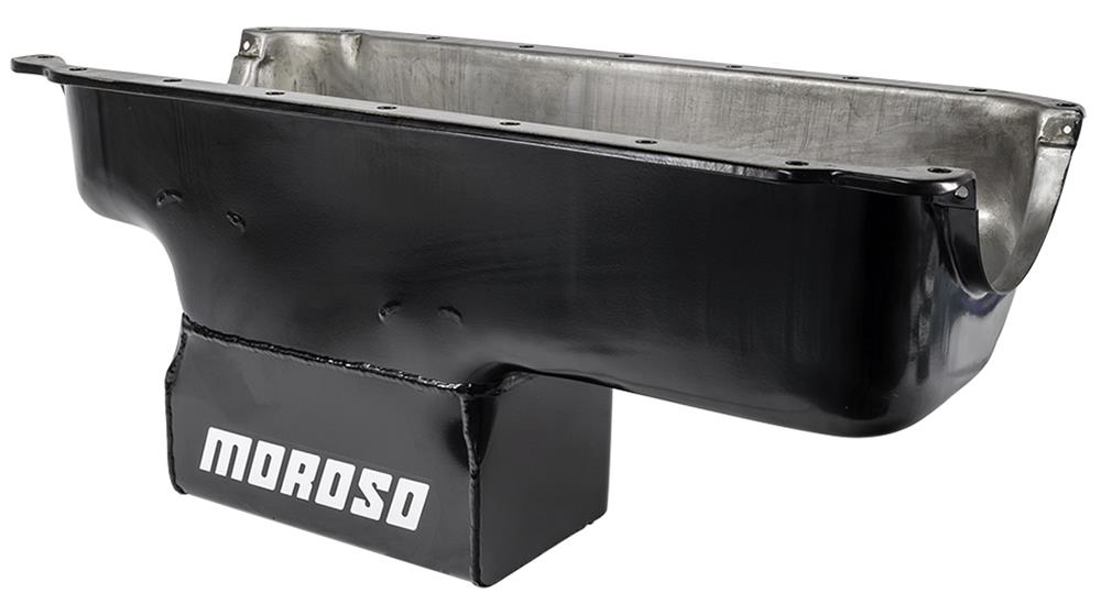 Moroso Mopar 273-340 (w/Center Sump) Deep Wet Sump 8qt 10in Steel Oil Pan