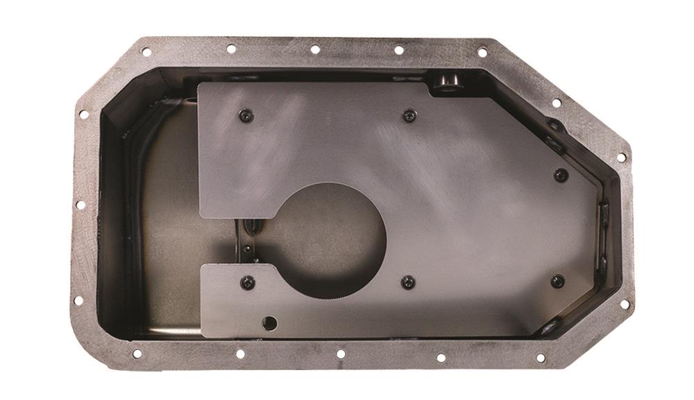 Moroso Acura/Honda K Series Swap Road Race Baffled Extra Capacity 5.5in Steel Oil Pan