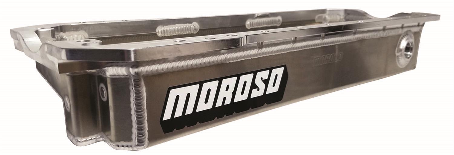 Moroso Toyota 2JZ-GE/2JZ-GTE -12 AN Fittings Aluminum Dry Sump Oil Pan thumbnail 2