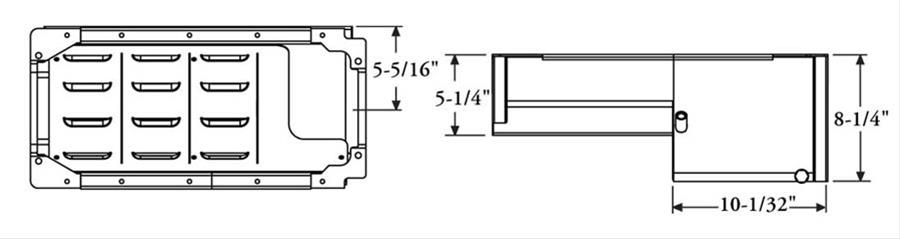 Moroso Dart/Rocket Small Block (May Require Cross Member Mod) Wet Sump 7qt 8.25in Steel Oil Pan thumbnail 3