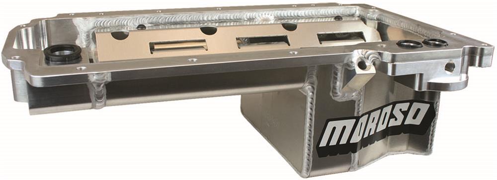 Moroso GM LV1 Rear Sump 6 in Deep Road Race Baffle Oil Pan thumbnail 2
