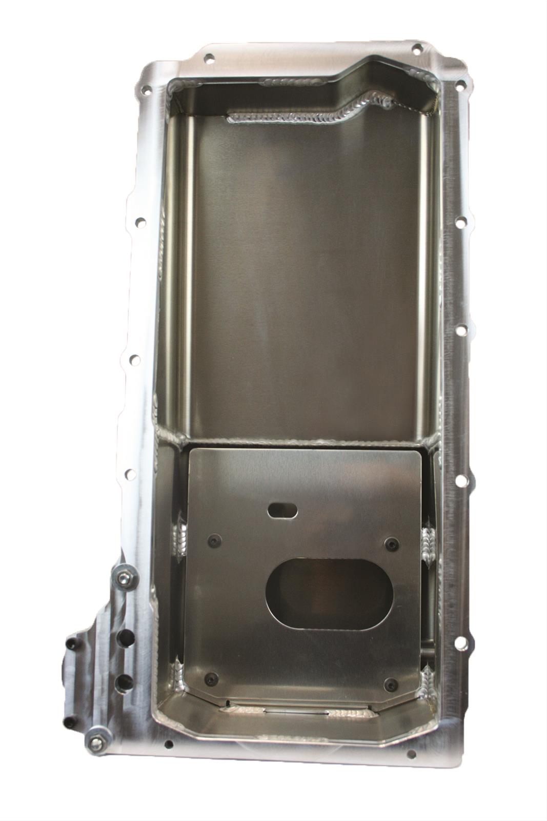 Moroso GM LS/16-Up COPO Camaro (w/Rear Sump) Drag Race Baffled Wet Sump 7qt 7.5in Aluminum Oil Pan thumbnail 3