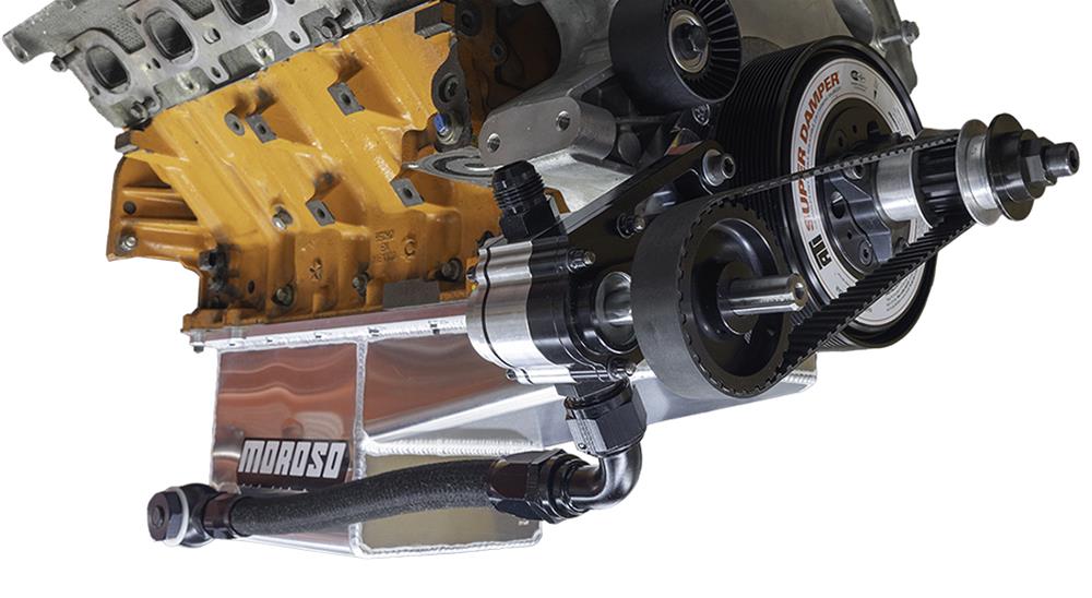 Moroso Vacuum Pump and Dry Sump Drive Kit Components 22319 Mounting Bracket, External & Pump, Gen III Hemi thumbnail 6