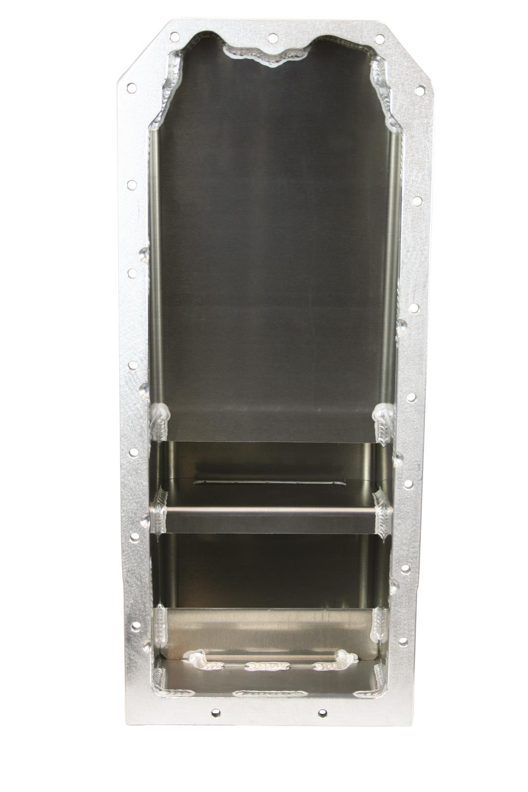 Moroso Hemi Gen 3 (w/Dragpack K-Members) Drag Race Baffled Wet Sump 10qt 7.5in Aluminum Oil Pan thumbnail 2