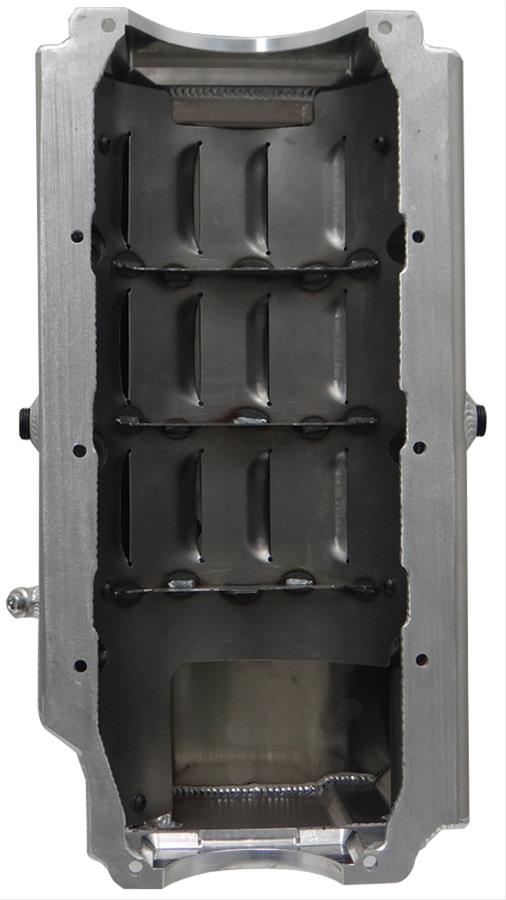 Moroso Pre-85 Chevrolet Small Block/Dart (w/Double Power Kick Outs) Wet Sump 8qt 8.25in Alum Oil Pan thumbnail 4
