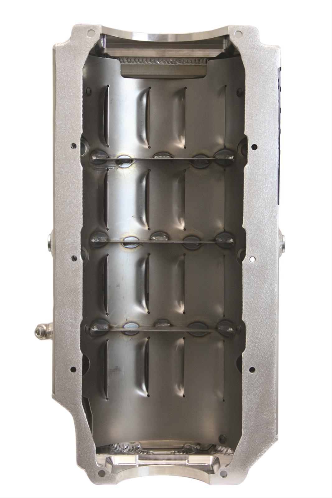 Moroso Pre-85 Chevrolet Small Block/Dart (w/-16An External Pick Up) Wet Sump 8qt 8.25in Alum Oil Pan thumbnail 3