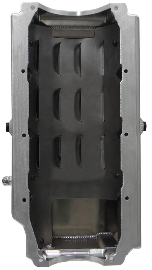 Moroso Dart/Rocket Small Block (w/-16An External Pick Up) Wet Sump 8qt 8.5in Alum Oil Pan thumbnail 3