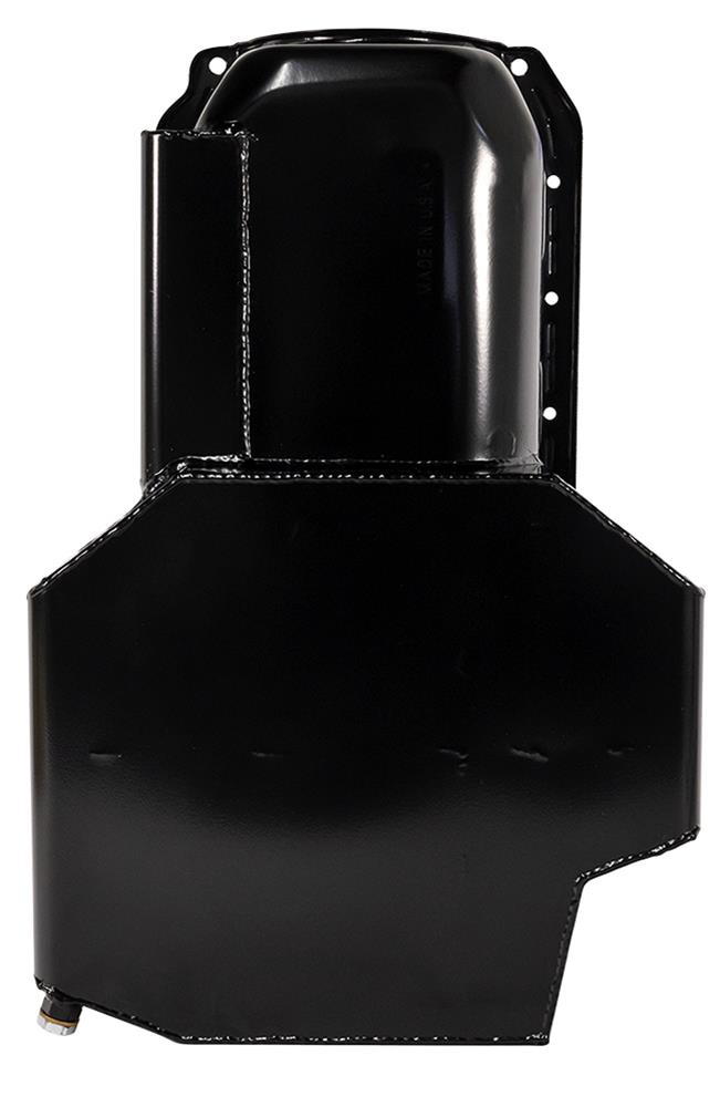Moroso Pre-85 Chevrolet Small Block (w/Passenger Side Dipstick) Wet Sump 6qt 6.5in Steel Oil Pan thumbnail 3