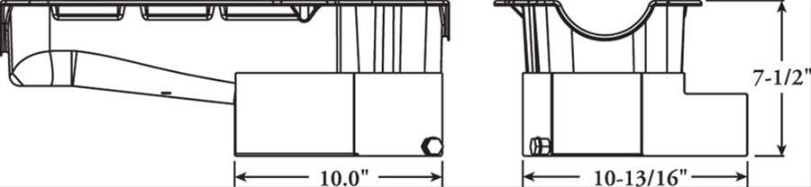 Moroso 86-Up Chevrolet Small Block (w/1 Pc Rear Main Seal) Wet Sump 7qt 7.5in Steel Oil Pan - Black thumbnail 3