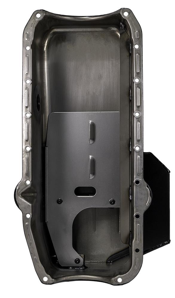 Moroso Pre-80 Chevrolet Small Block (w/1in Inspection Bung) Wet Sump 7qt 7.5in Steel Oil Pan thumbnail 4