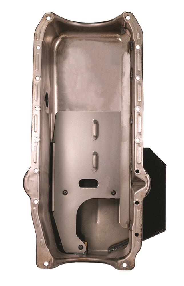 Moroso 86-Up Chevrolet Small Block (w/1in Inspection Bung) Wet Sump 7qt 7.5in Steel Oil Pan thumbnail 4