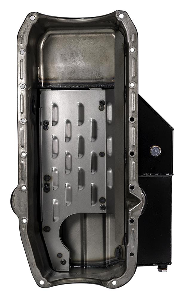 Moroso 80-85 Chevrolet Small Block (w/1in Inspection Bung) Wet Sump 8qt 6.5in Steel Oil Pan thumbnail 4