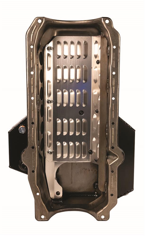 Moroso Chevrolet Small Block w/1 Piece Rear Main Seal Circle Track SK Lights 6.5 Deep Oil Pan thumbnail 4