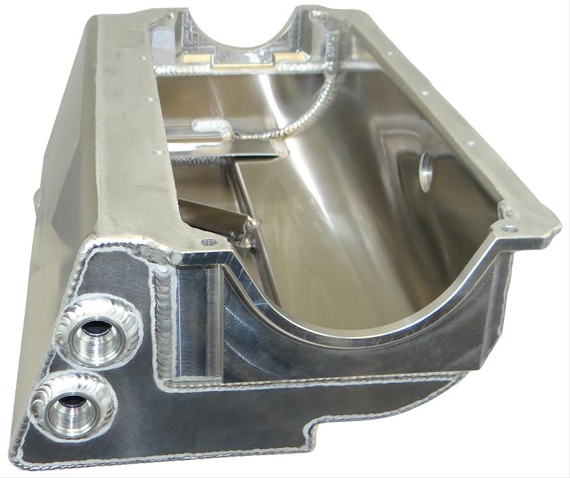 Moroso Donovan H/C 410 Small Block (w/Two Pick Ups) Sprint Car Dry Sump 6.5in Aluminum Oil Pan thumbnail 3