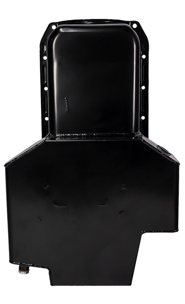 Moroso 86-Up Chevrolet SBC (w/1 Pc Seal & Low Clearance) Wet Sump 7qt 7in Steel Oil Pan - Black thumbnail 5