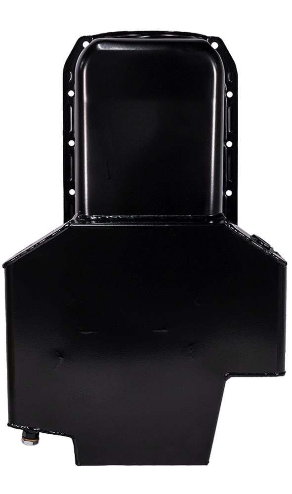 Moroso Pre-80 Chevrolet SBC (w/2 Pc Seal & Low Clearance) Wet Sump 7qt 7in Steel Oil Pan - Black thumbnail 4