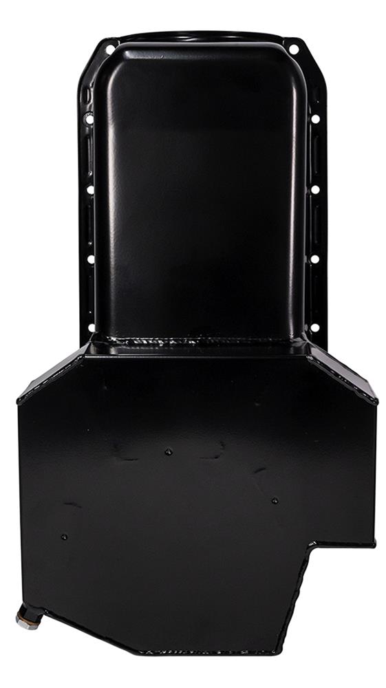 Moroso 80-85 Chevy Small Block/Dart (w/2 Pc Seal) Road Race Wet Sump 7qt 7.5in Steel Oil Pan - Black thumbnail 4
