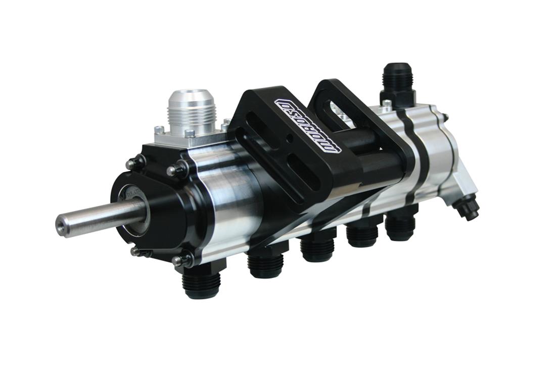Moroso T3 Series 5 Stage Dry Sump Oil Pump w/Fuel Pump Drive - Tri Lobe - Brinn Mnt - 1.200 Pressure thumbnail 2