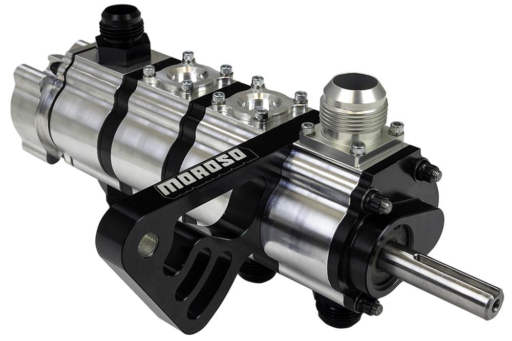 Moroso 4 Stage Tri-Lobe Left Side Door Mount 1.50in PS Oil Pump w/Fuel Pump Drive thumbnail 2