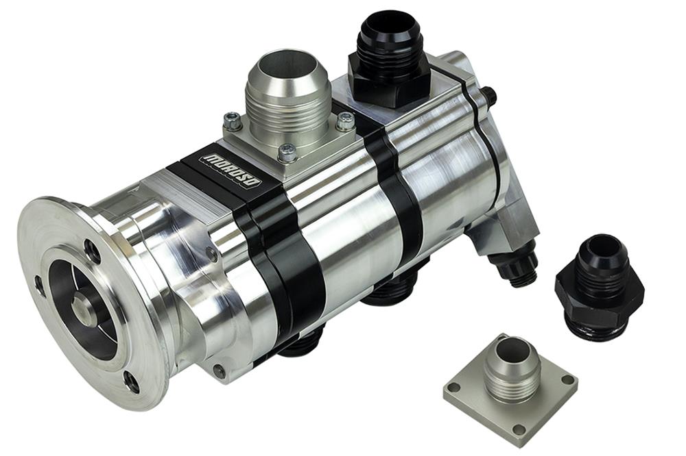 Moroso ProCharger 2 Stage V-Band Mount 1.500 PS Standard Rotation Dry Sump Pump thumbnail 2