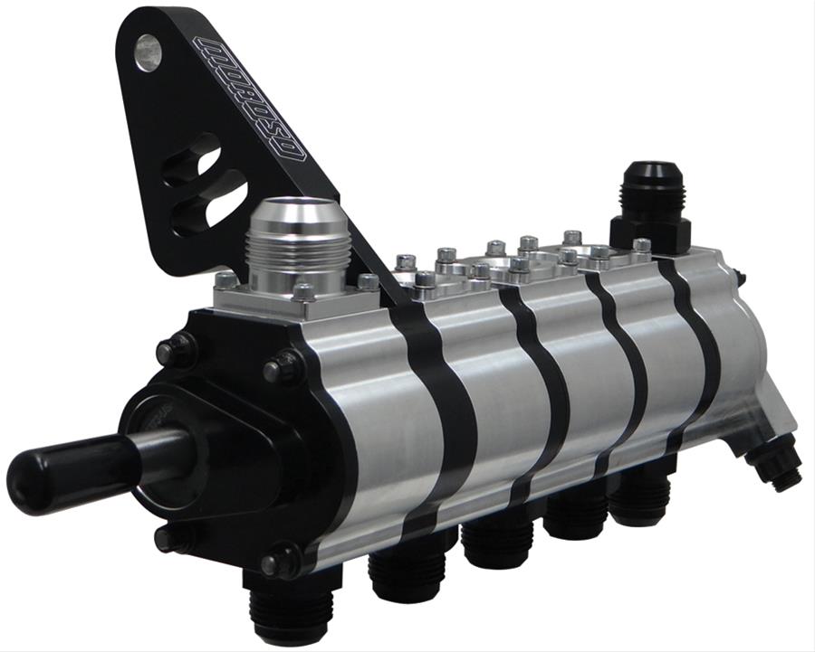 Moroso T3 Series Dragster 5 Stage Dry Sump Oil Pump - Tri-Lobe - Left Side - .900 Pressure