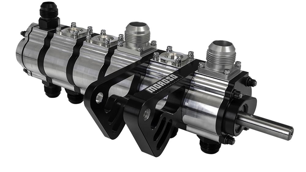 Moroso Big Block Chevy Dual Mount Tri-Lobe 6 Stage 1.200in PS Dry Sump Oil Pump - Drivers Left Side thumbnail 2