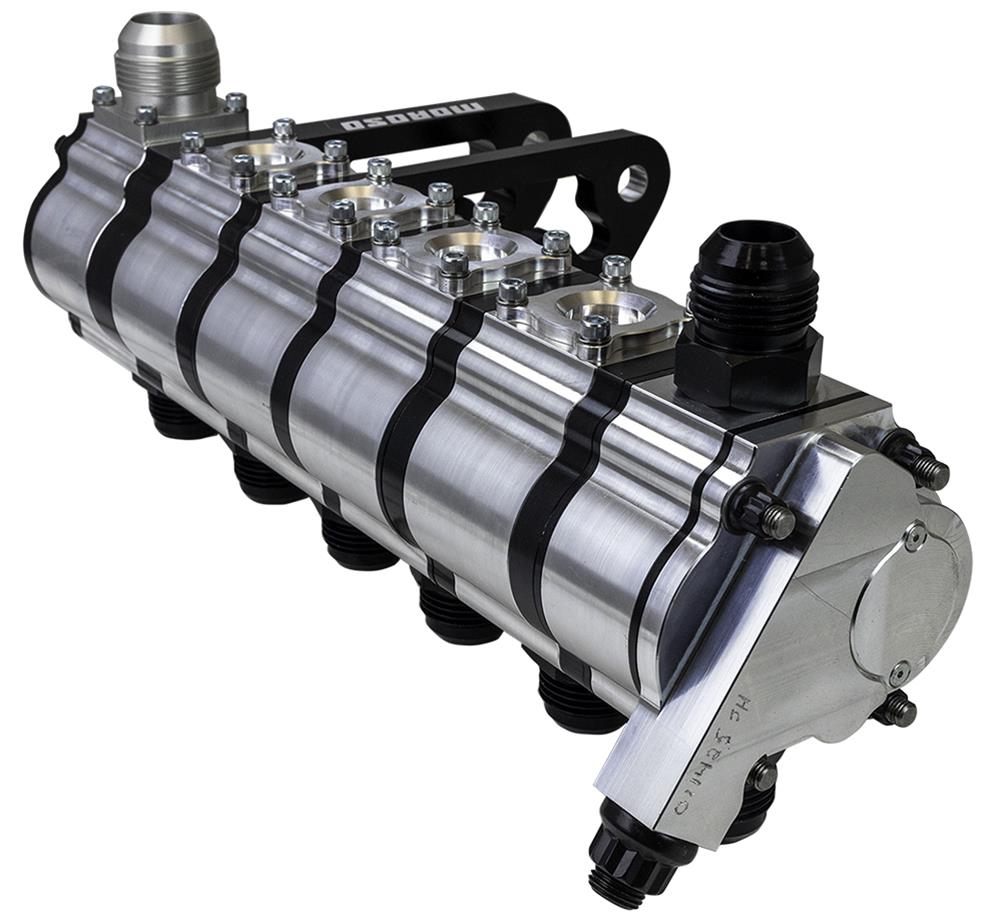 Moroso Big Block Chevy Dual Mount Tri-Lobe 6 Stage 1.200in PS Dry Sump Oil Pump - Drivers Left Side