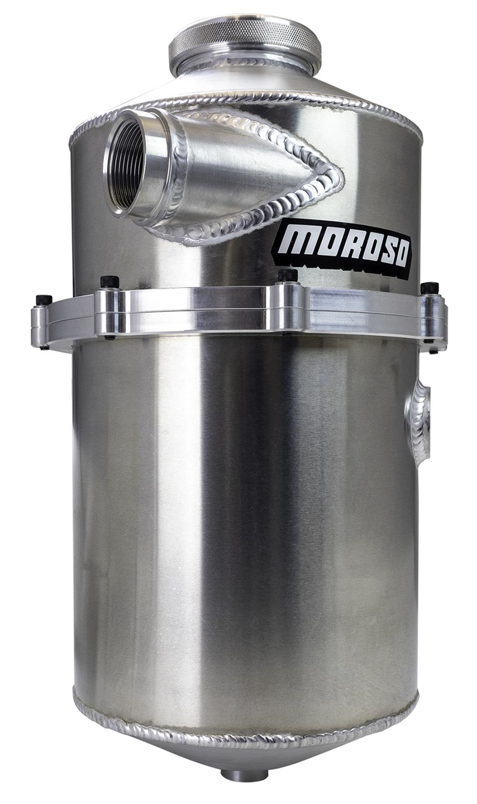 Moroso Pro-Mod 2 Pc 60/40 Split 16.5in Tall 8in Dia 7.5qt Dry Sump Tank