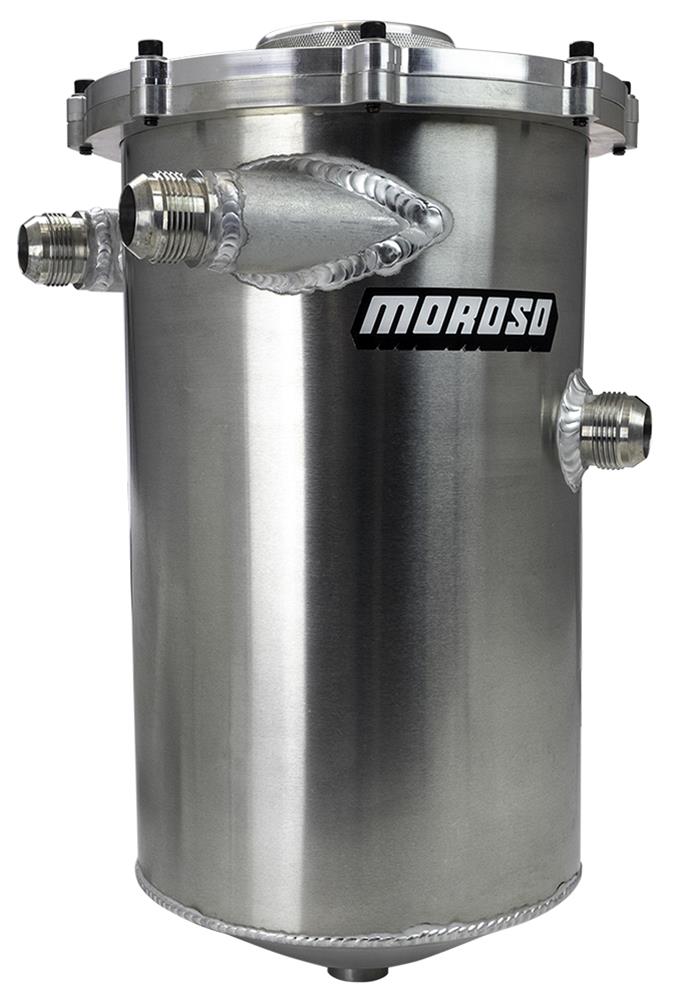 Moroso MMPS Split Top 16in Tall 8in Dia 7.5qt Dry Sump Tank