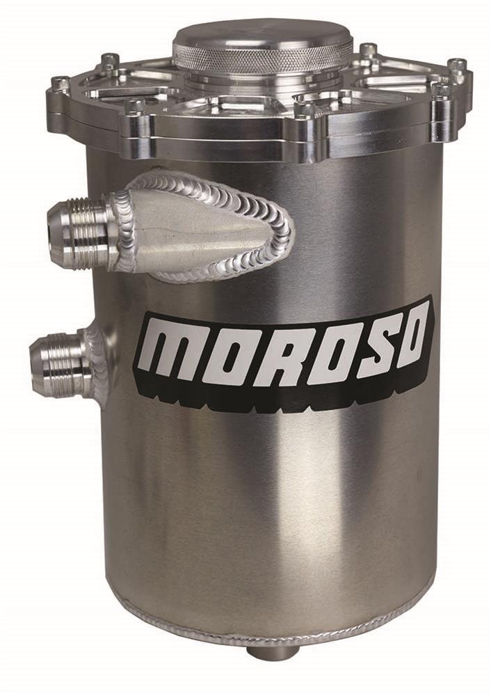 Moroso 13in Tall 7in Dia 5qt Dry Sump Tank thumbnail 3