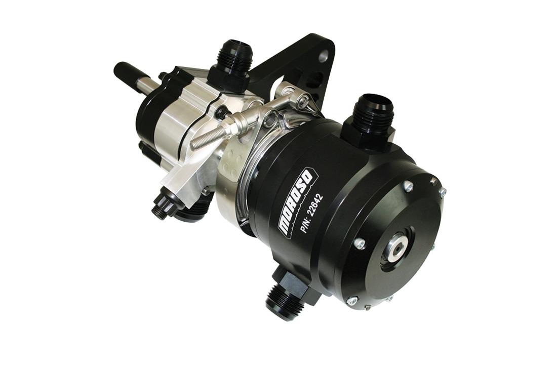 Moroso Chevrolet Big Block Single Stage External Oil Pump - Tri-Lobe - Left Side - 1.200 Pressure thumbnail 2