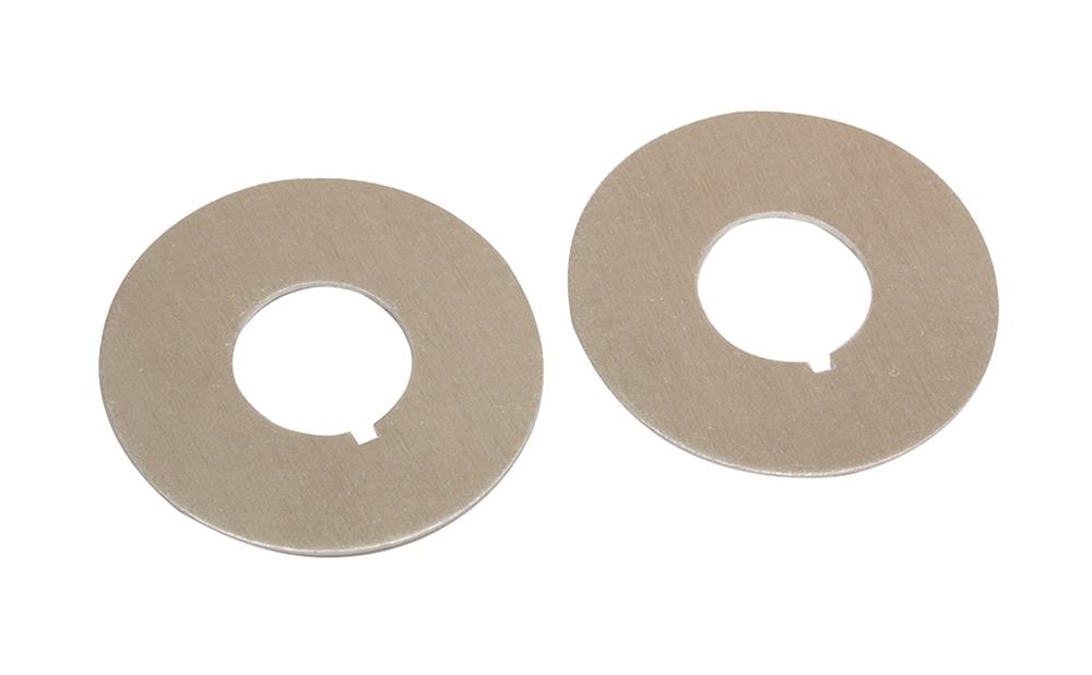 Moroso Belt Guide - 2.5in x .062in - Aluminum - 2 Pack