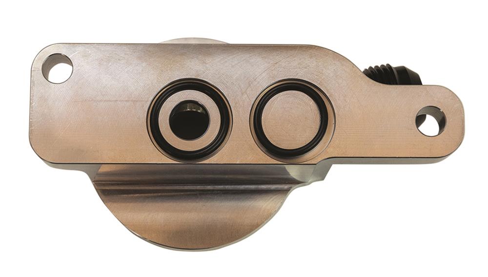 Moroso GM LS External Input Accumulator Inlet Inbound Rail Spin On Oil Filter Adapter thumbnail 4