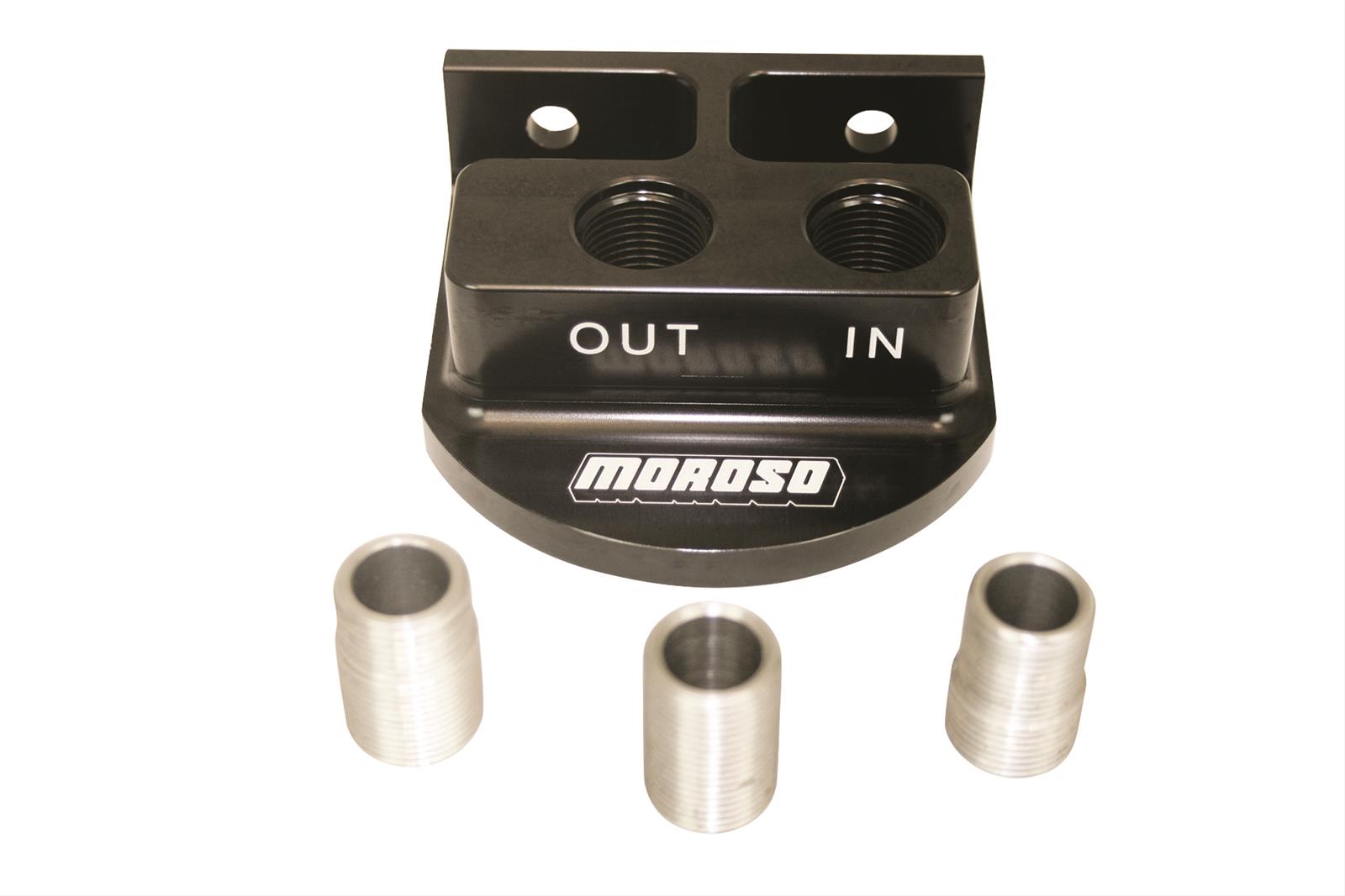 Moroso 23767 Moroso Remote Oil Filter Mounts Summit Racing