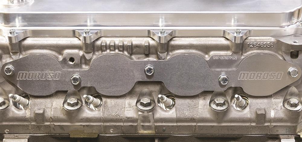 Moroso GM LT Gen V Exhaust Block Off Storage Plate - Pair