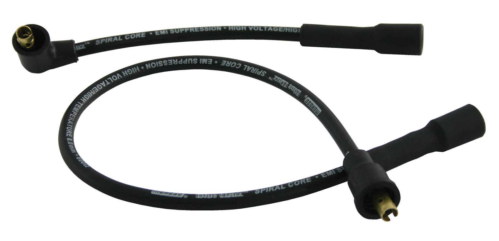Moroso 86-03 Harley-Davidson XL (Excl XL 1200S) Spiral Core Wire Set - Black