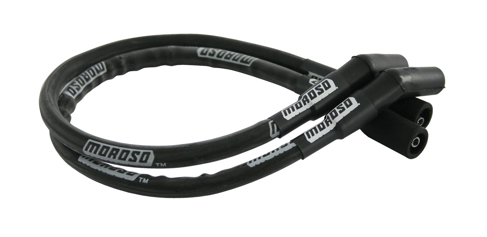 Moroso 99-08 Harley-Davidson FLT/FLHT/FLHR/FLTR Sleeved Ultra 40 Wire Set - Black