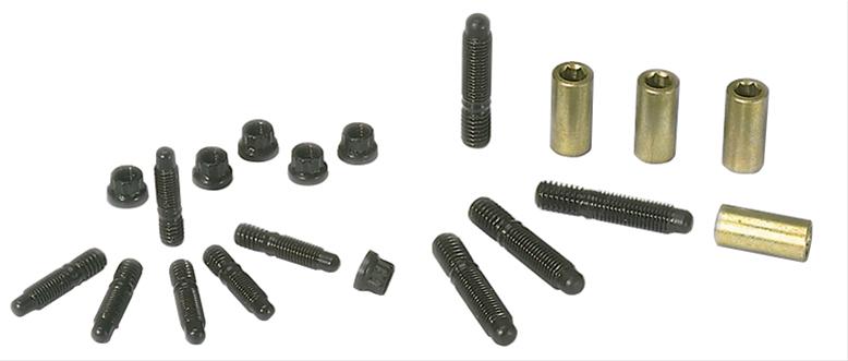 Moroso 38387 Oil Pan Stud, Serrated Face Nuts, Bullet Nose Stud